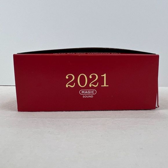 Hallmark 2021 Disco Inferno Santa Ugly Christmas Sweater Ornament Magic Sound - Picture 2 of 8